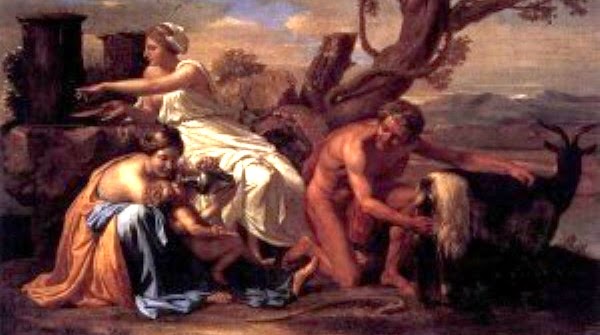 800px-Nicolas_Poussin_-_The_Infant_Jupiter_Nurtured_by_the_Goat_Amalthea_-_WGA18300-300x217